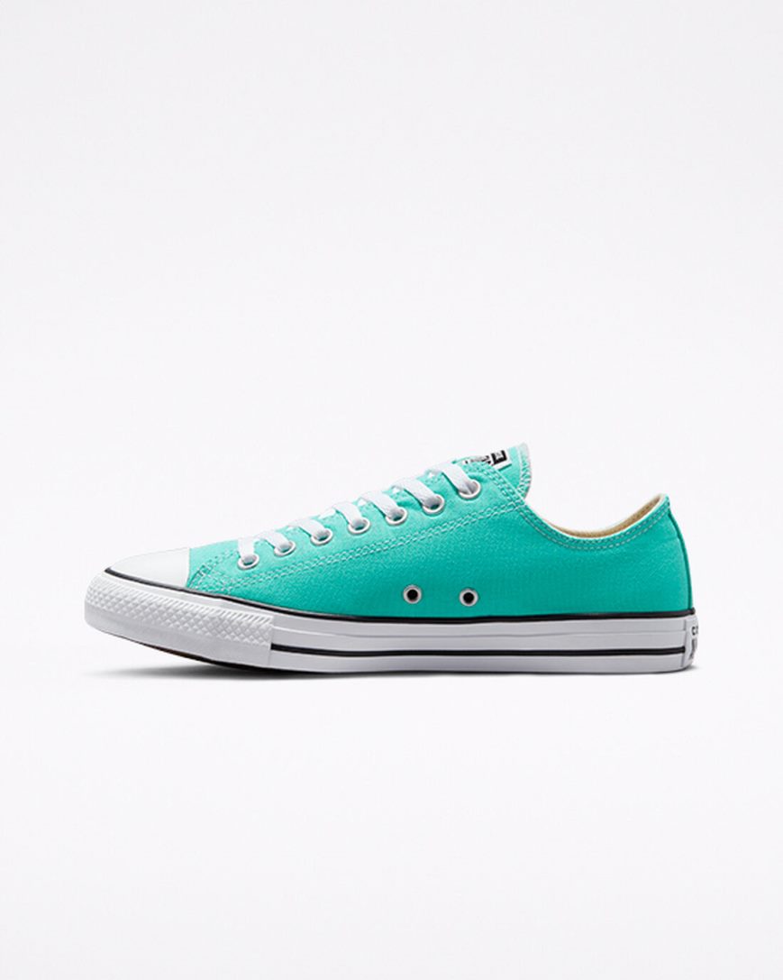 Men's Converse Chuck Taylor All Star Seasonal Color Low Top Shoes Light Turquoise | AU 3E198T